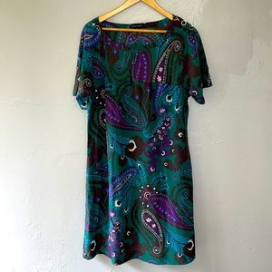 Banana Republic Silk Paisley Dress